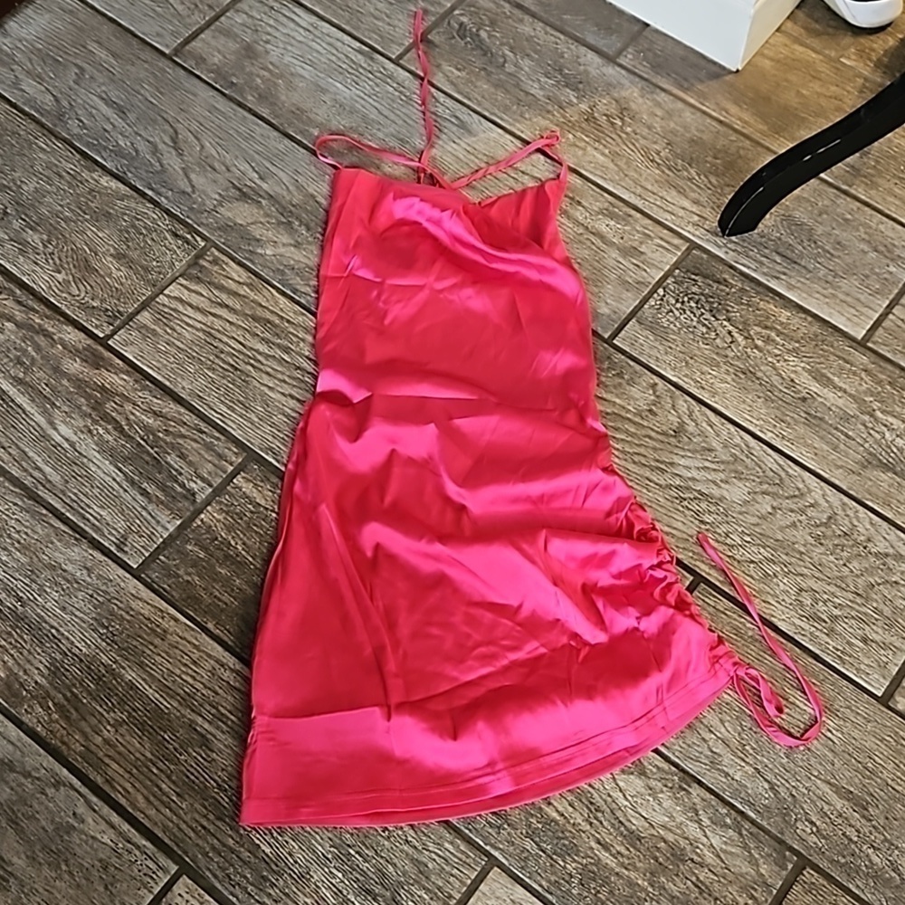Pink Slip Dress Size Small